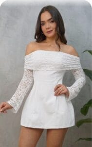 Vestido Alondra Blanco